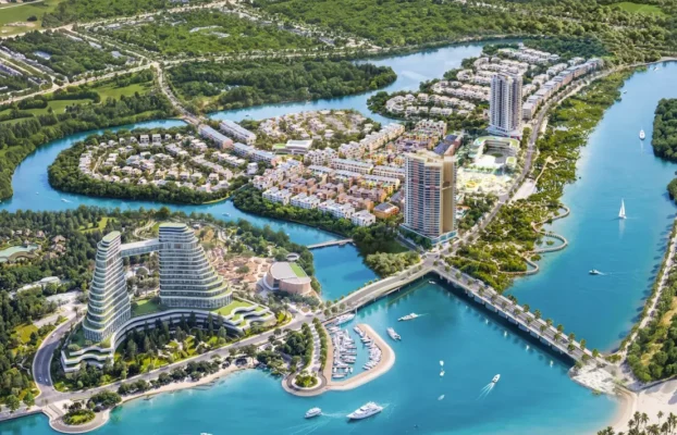 toàn cảnh 3 tòa chung cư tại dự án Coastal Quảng Ngãi
