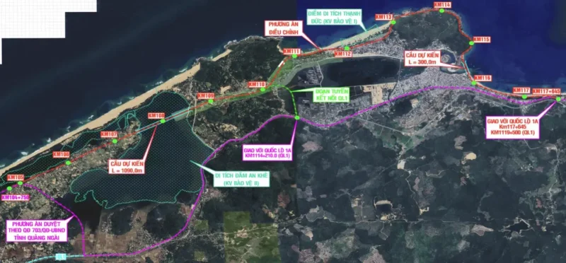 Đại lộ ven biển Dung Quất Sa Huỳnh - Vị trí Haus Coastal Quảng Ngãi