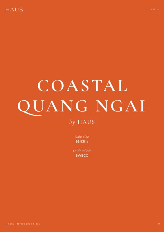 Triết lý xây dựng sản phẩm Haus Coastal Quảng Ngãi