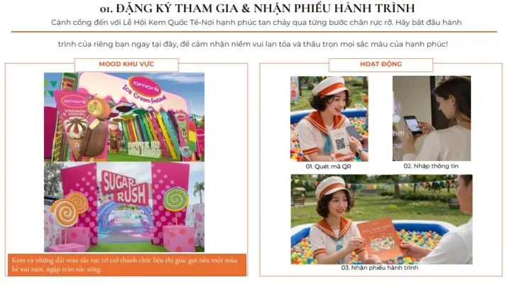 Cách đăng ký tham dự chương trình lễ hội kem