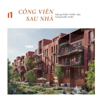 Công viên sau nhà - mang thiên nhiên vào từng ngôi nhà