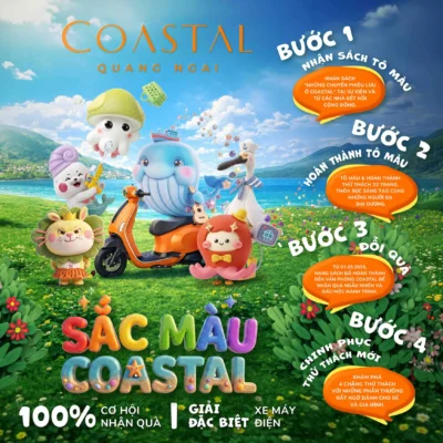 Sắc màu Coastal - Hành Trình Đến Vùng Đất Đáng Sống Cùng Coastal Quảng Ngãi
