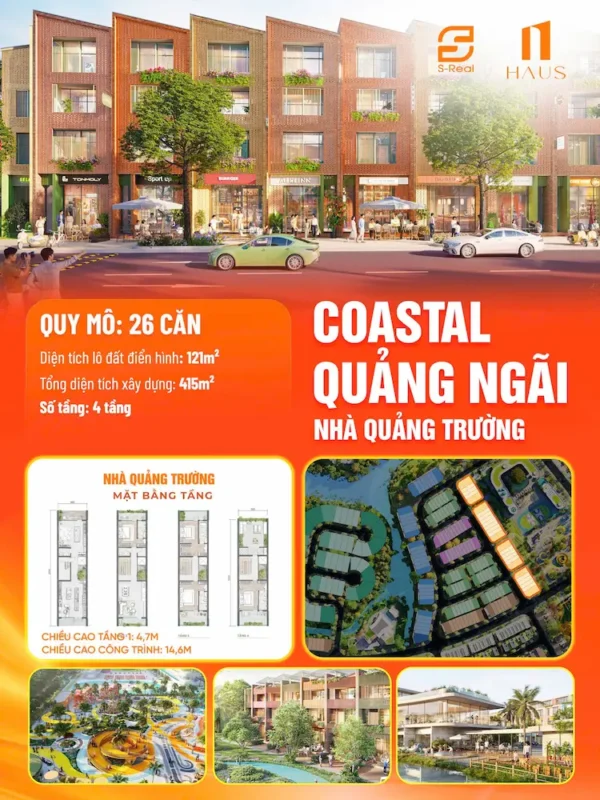 Nhà quảng trường Haus Coastal Quảng Ngãi