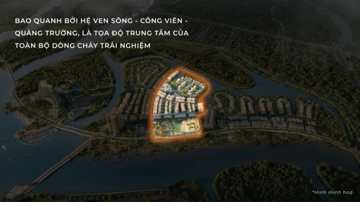 Phân khu 1, mở bán đầu tiên tại Coastal Quảng Ngãi sở hữu vị trí đắc địa tại điểm giao của 2 đại lộ chính của dự án