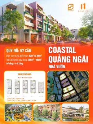 Poster nhà vườn Coastal Quảng Ngãi