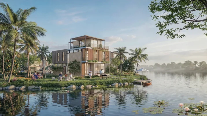 Biệt thự biển trị liệu đơn lập - Nguồn Chủ đầu tư dự án Coastal Quảng Ngãi