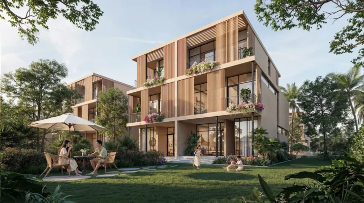 Biệt thự biển trị liệu song lập. Nguồn Chủ đầu tư dự án Coastal Quảng Ngãi