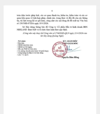 Pháp lý dự án Coastal Quảng Ngãi tháng 4 2026 6