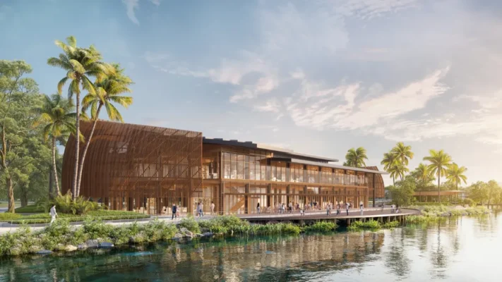Trung tâm triển lãm cộng đồng tại Coastal Quảng Ngãi được thiết kế bởi Giò Forma studio