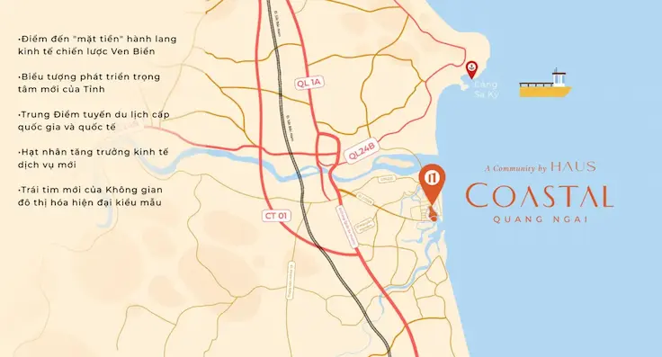 Vị trí Coastal Quảng Ngãi trong quy hoạch Quảng Ngãi mới - mobile