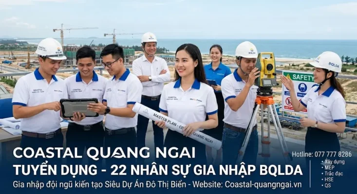 Coastal Quảng Ngãi tuyển dụng tháng 6-2026