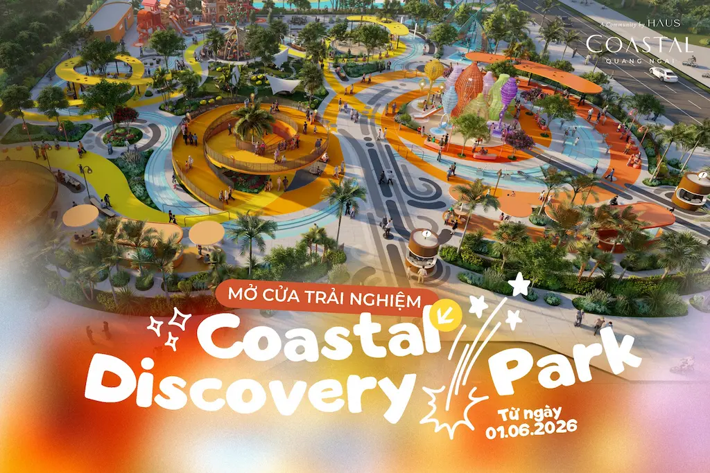 Hướng dẫn chi tiết sự kiện trải nghiệm Công viên khám phá đại dương Coastal Discovery Park Coastal Quảng Ngãi