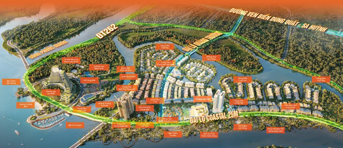 Mặt bằng tổng thể Coastal Quảng Ngãi - Chính thức từ CĐT