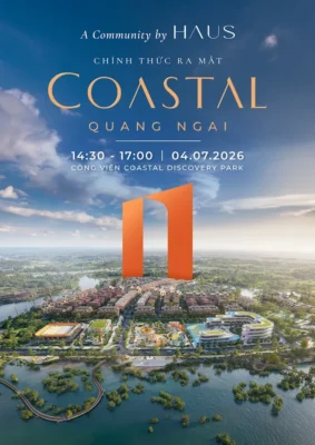 Sự kiện ra mắt Coastal Quảng Ngãi tổ chức ngày 04.07.2026 tại công viên Coastal Discovery Park