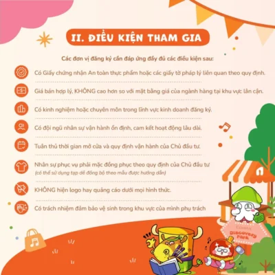 Thông tin chi tiết thuê mặt bằng chợ cuối tuần Coastal Quảng Ngãi 2