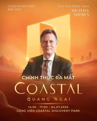 NHÂN VẬT ĐẶC BIỆT TẠI SỰ KIỆN RA MẮT COASTAL QUẢNG NGÃIMR. MICHAEL SHEREN
CHỦ TỊCH HỘI ĐỒNG QUẢN TRỊ HAUS
