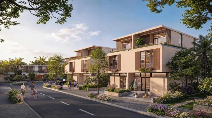Biệt thự song lập trị liệu Coastal Quảng Ngãi - Góc nhìn ra đường lớn