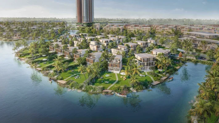 Phối cảnh khu biệt thự đảo trị liệu Coastal Quảng Ngãi